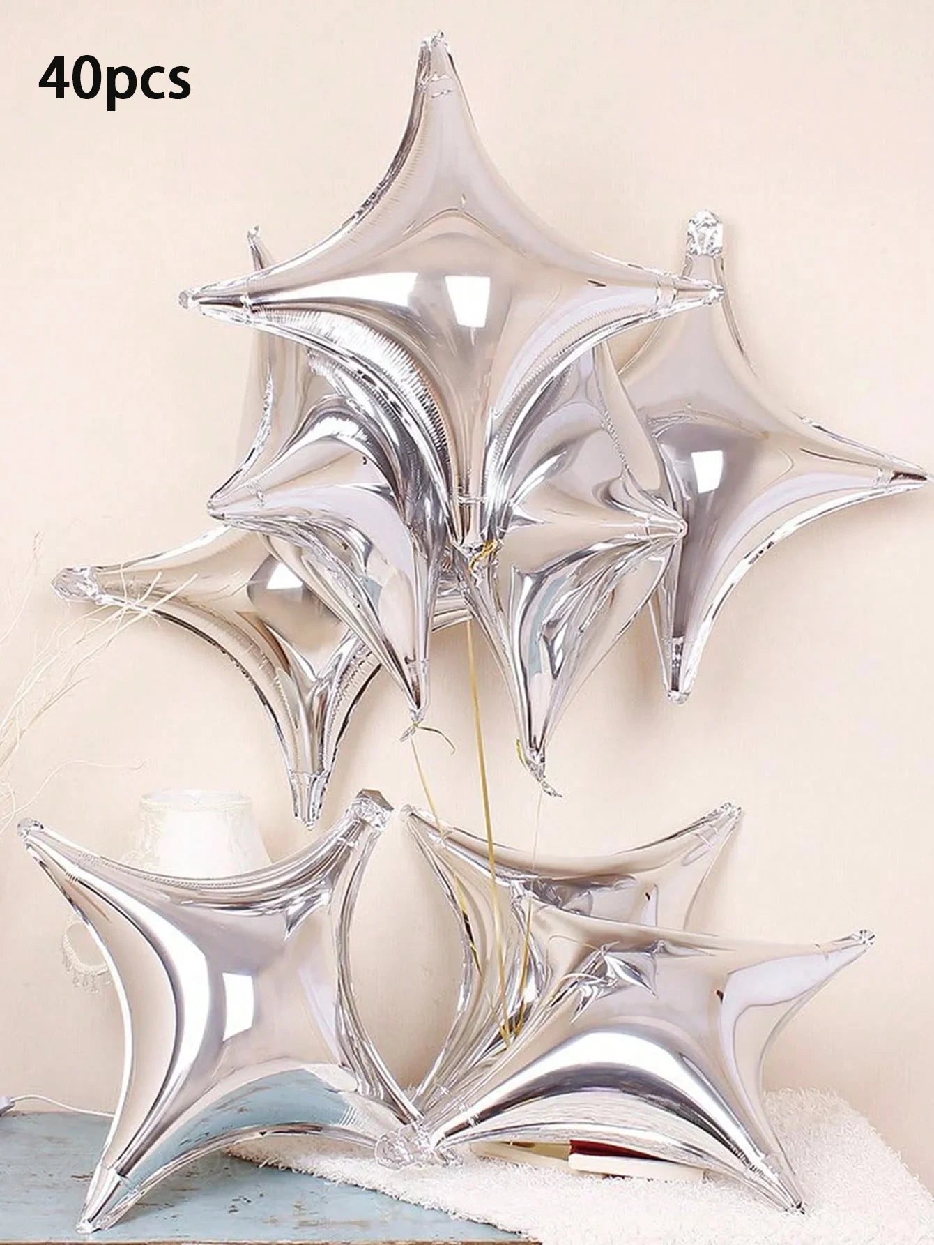 40pcs Star balloons