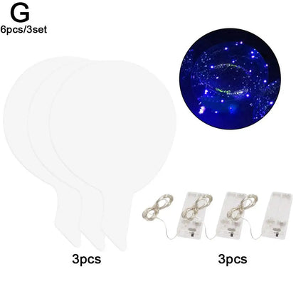 3set Transparent LED Balloons