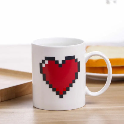 Peach Heart Colour-changing Cup